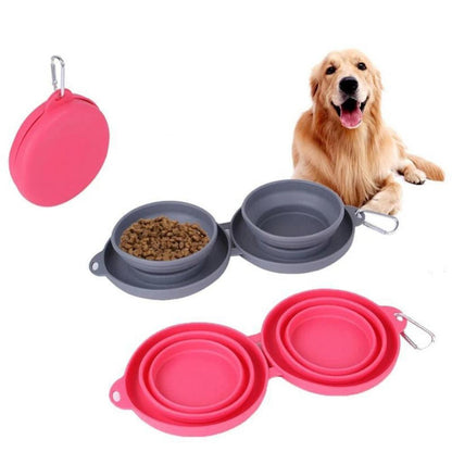 Chester Hundefutter Fressnapf Doppelnapf, faltbar