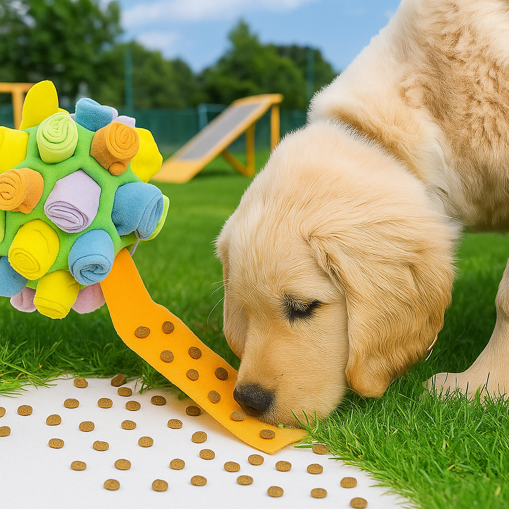 Schnüffelball Hund für Leckerlies und Beschäftigung