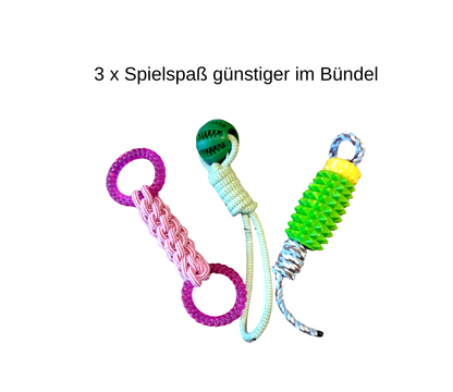 Bundles: 3 unzerstörbare Hundespielzeuge | Stärke, Langlebigkeit & Mehrwert