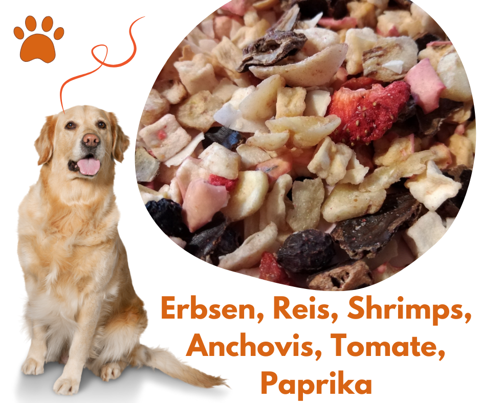 BARF Trockenfutter Fisch Paella