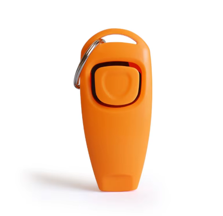 Clicker mit Pfeife Orange