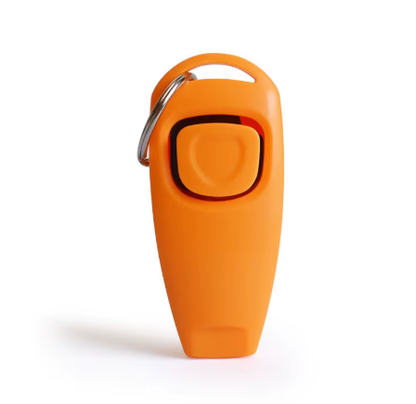 Clicker mit Pfeife Orange
