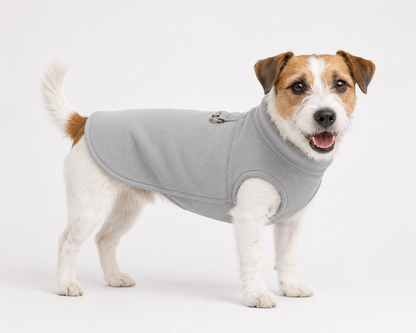 Kuscheliger Fleece-Hundemantel für drinnen und draußen