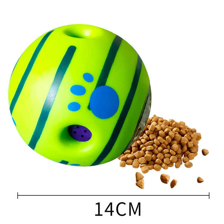 Hundeball mit Leckerli und Sound Maße