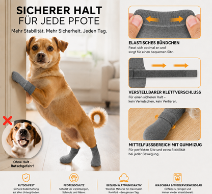 Hapaws Hundesocken Sicherer Halt alle Vorteile erklärt