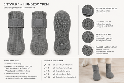 Hapaws Hundesocken von der Idee zur fertigen Socke