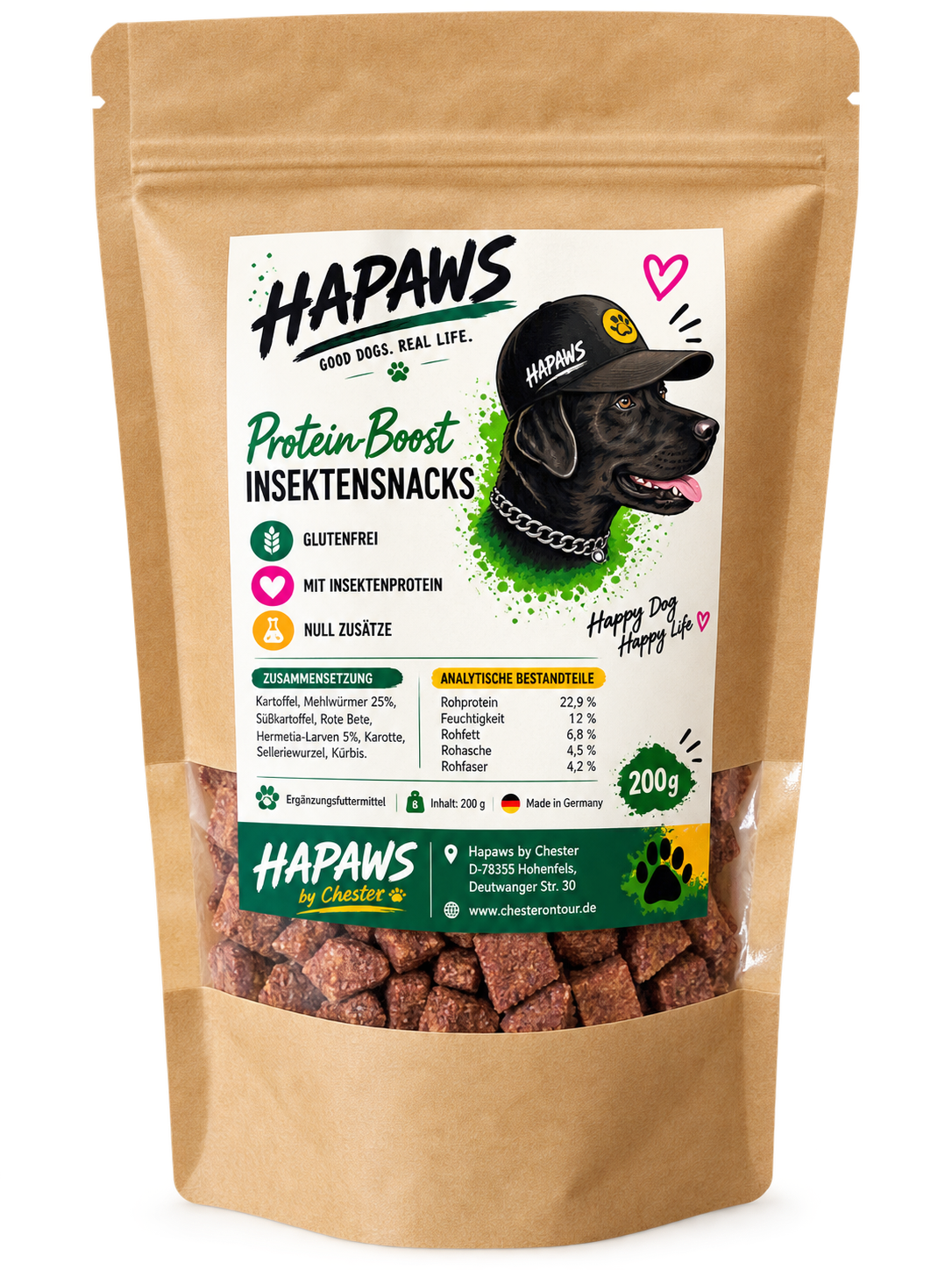 Snacks mit Insekten - natürlicher Crunch für Hunde und Katzen