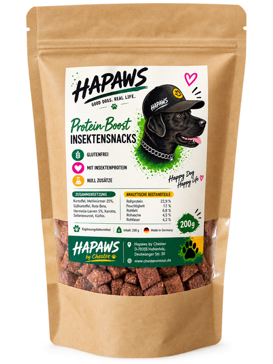 Snacks mit Insekten - natürlicher Crunch für Hunde und Katzen