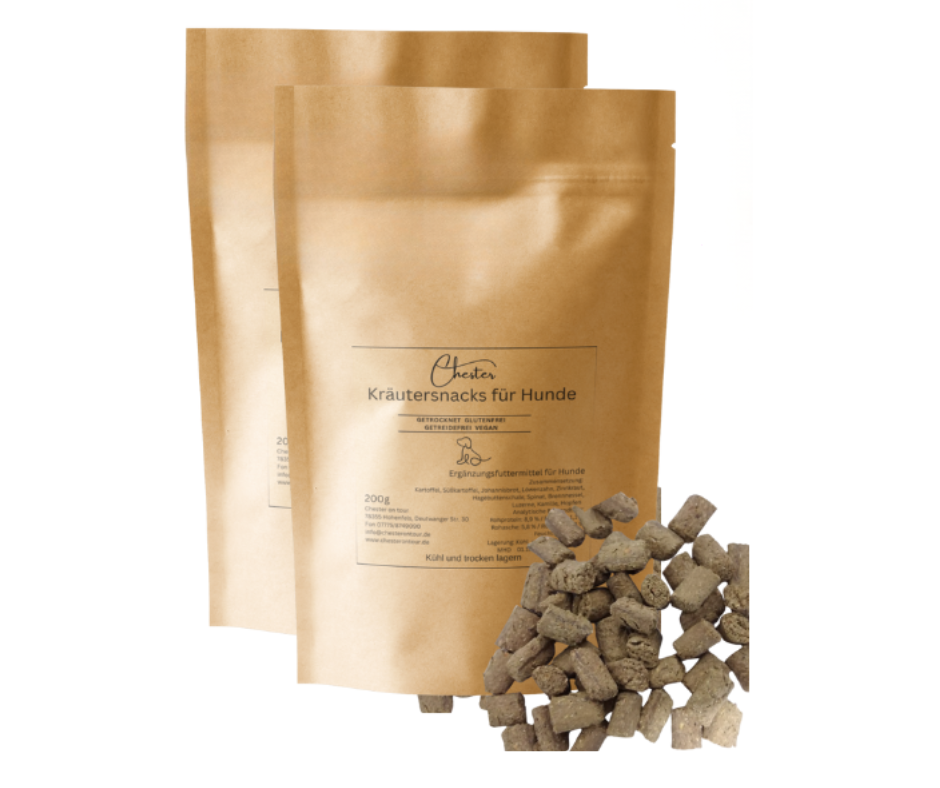 Kräutersnacks für Hunde 2x200g zum Sparpreis