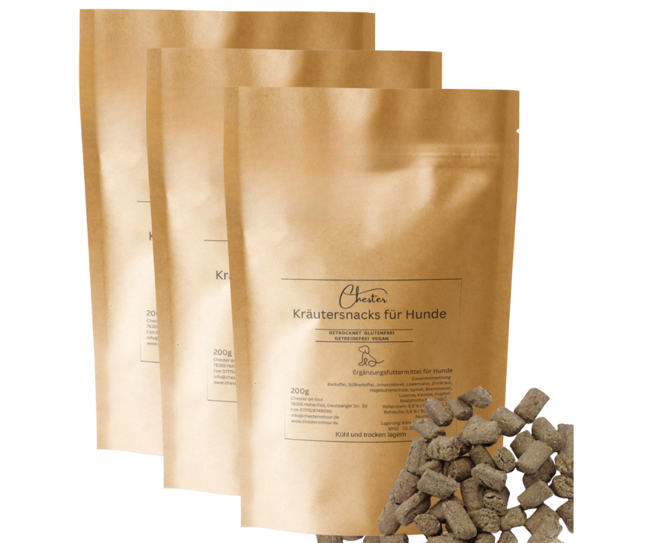 Kräutersnacks für Hunde 3x200g 