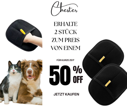 Chester Fusselhandschuh - der Tierhaarentferner