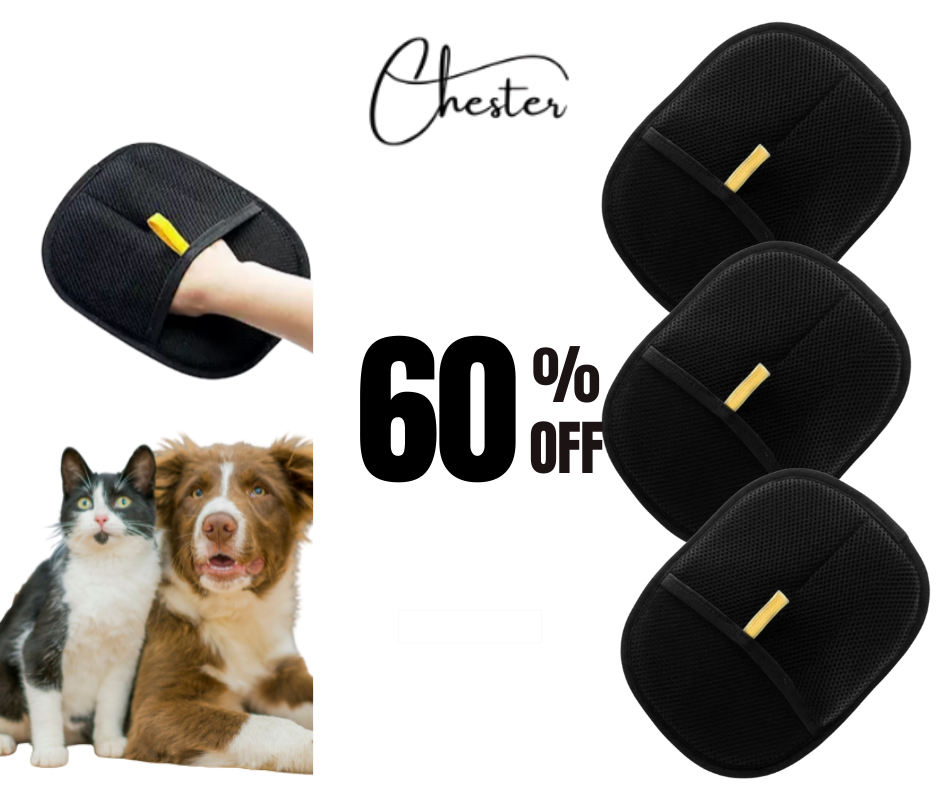 Chester Fusselhandschuh - der Tierhaarentferner