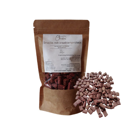 Snacks mit Insekten - natürlicher Crunch für Hunde und Katzen